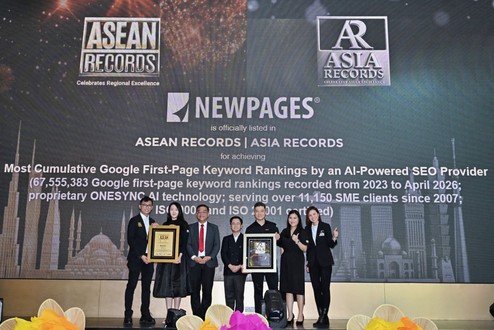 ASEAN & ASIA Records Award Moment